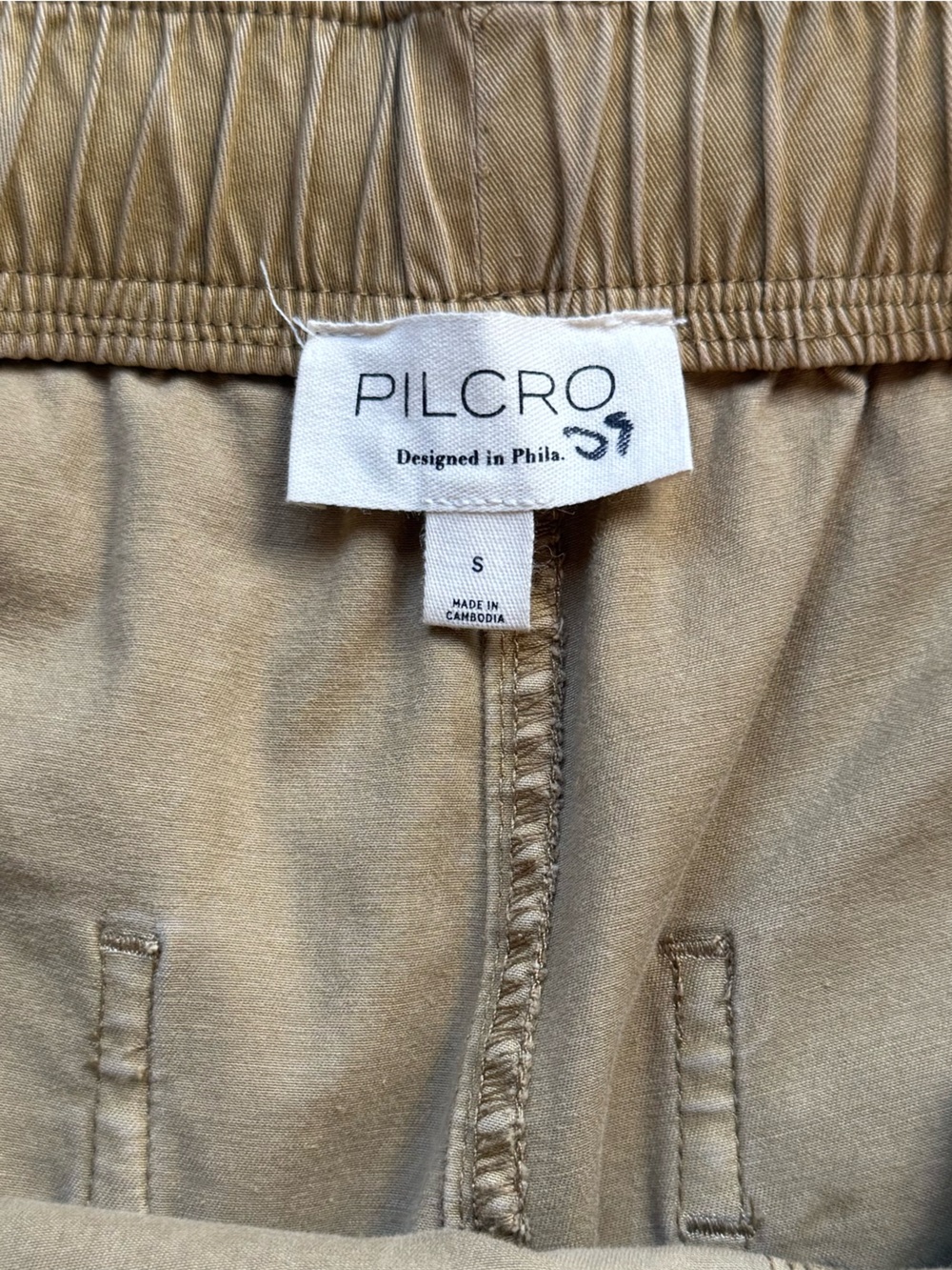 PILCRO Tie-Waist Pull-On Pants in Lark Size S - Picture 9 of 14